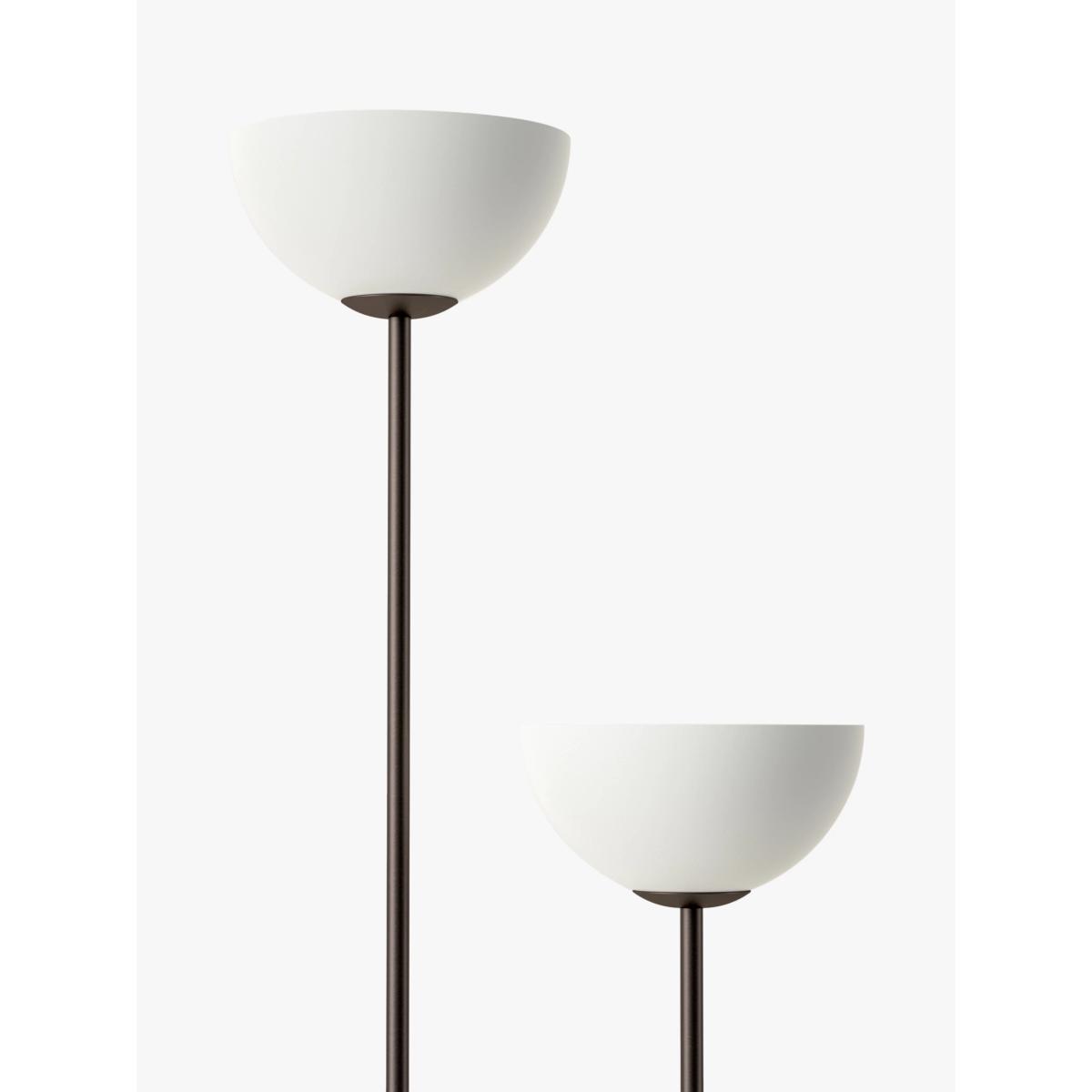 Lights & Lamps Ruzo Porcelain Floor Lamp, Bronze/White – image 2