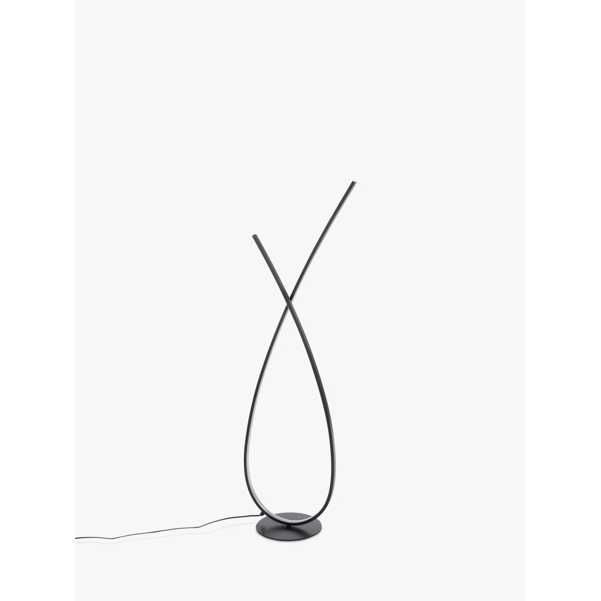 John Lewis Swoop LED Floor Lamp, Black – image 2