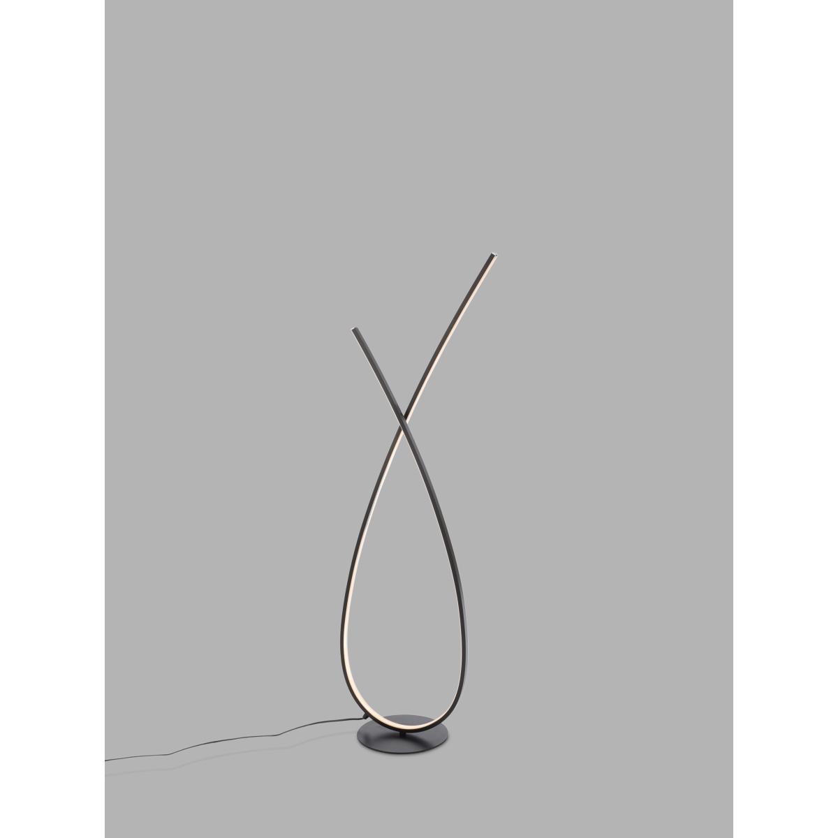 John Lewis Swoop LED Floor Lamp, Black – image 4