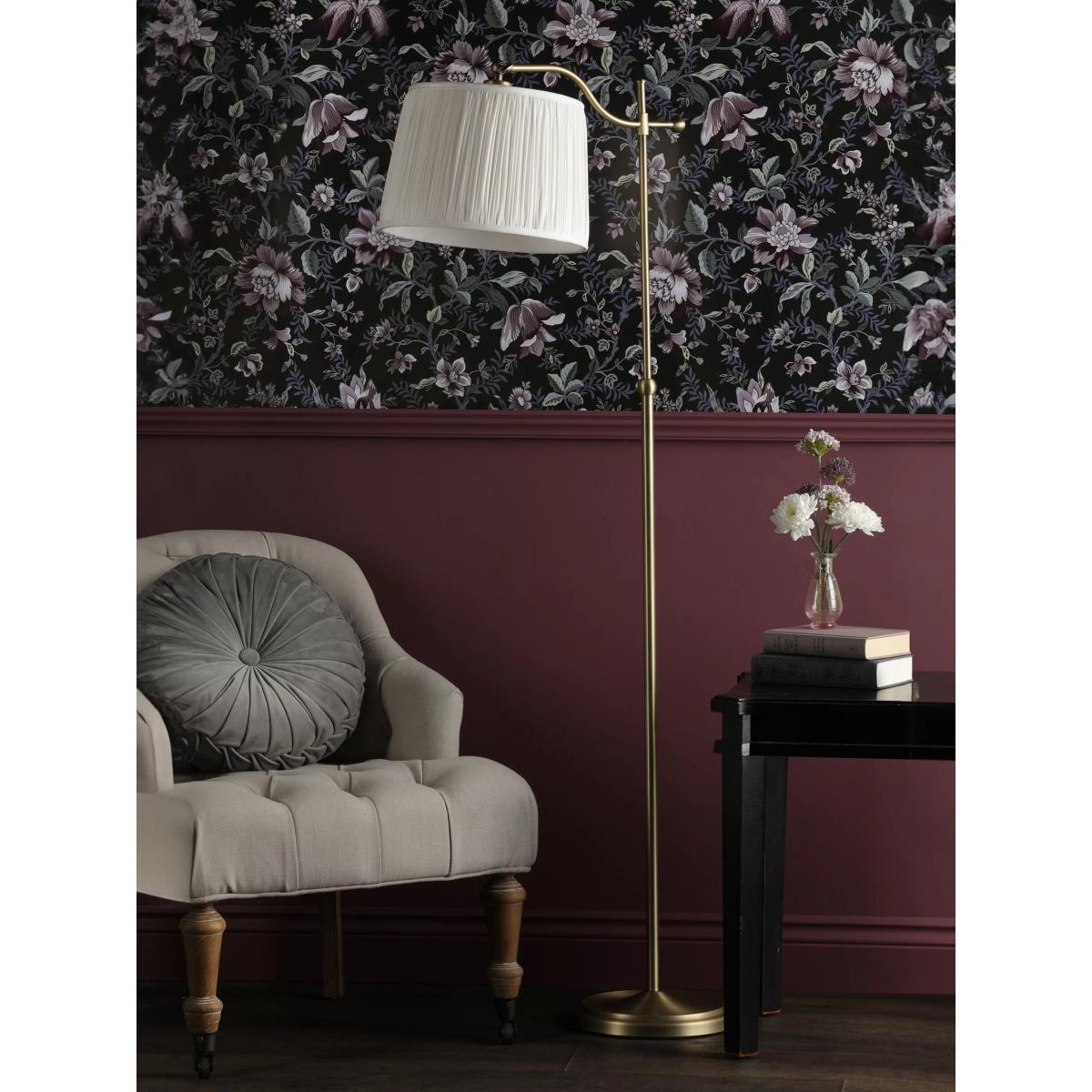 Laura Ashley Hemsley Task Floor Lamp, Gold – image 2