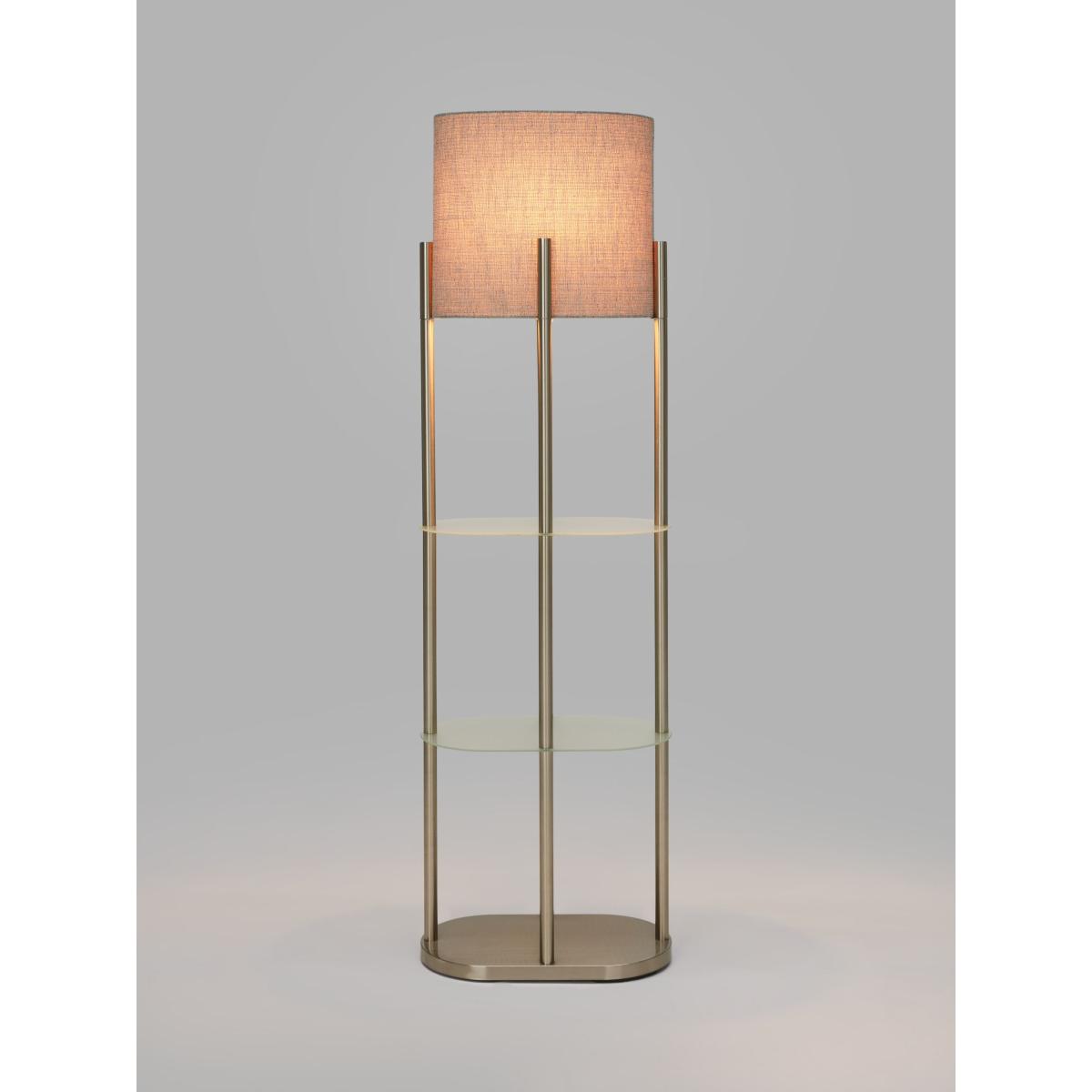 John Lewis & Partners Elliptic Shelves Floor Lamp, Brushed Steel – image 4