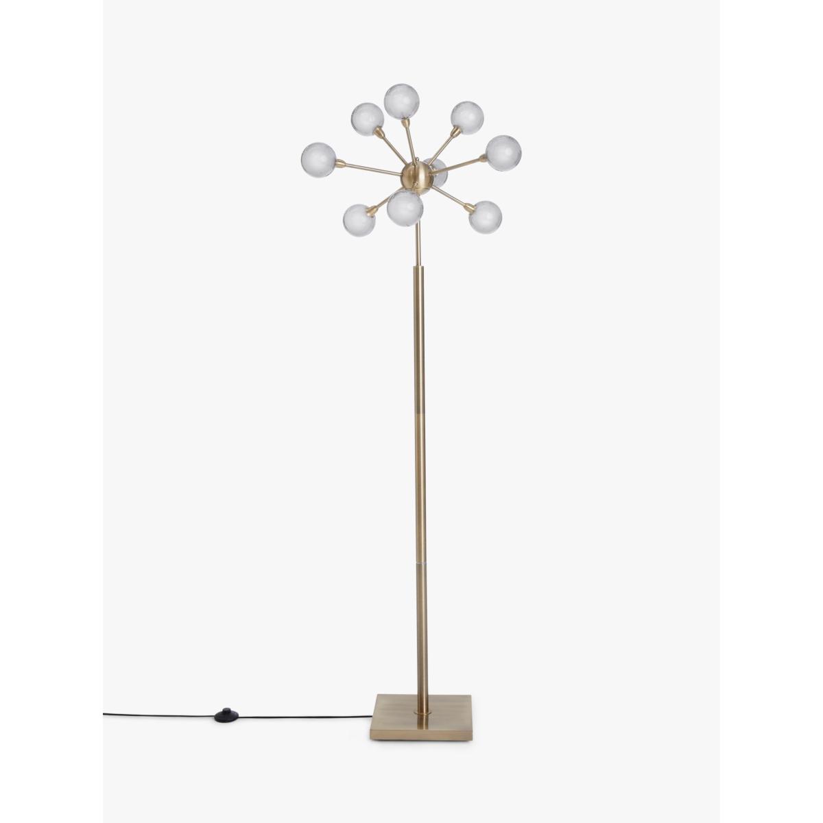 John Lewis Huxley 9 Globe Floor Lamp, Antique Brass – image 3