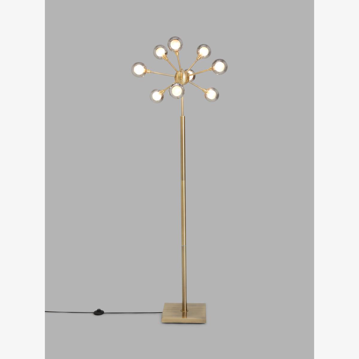 John Lewis Huxley 9 Globe Floor Lamp, Antique Brass – image 1