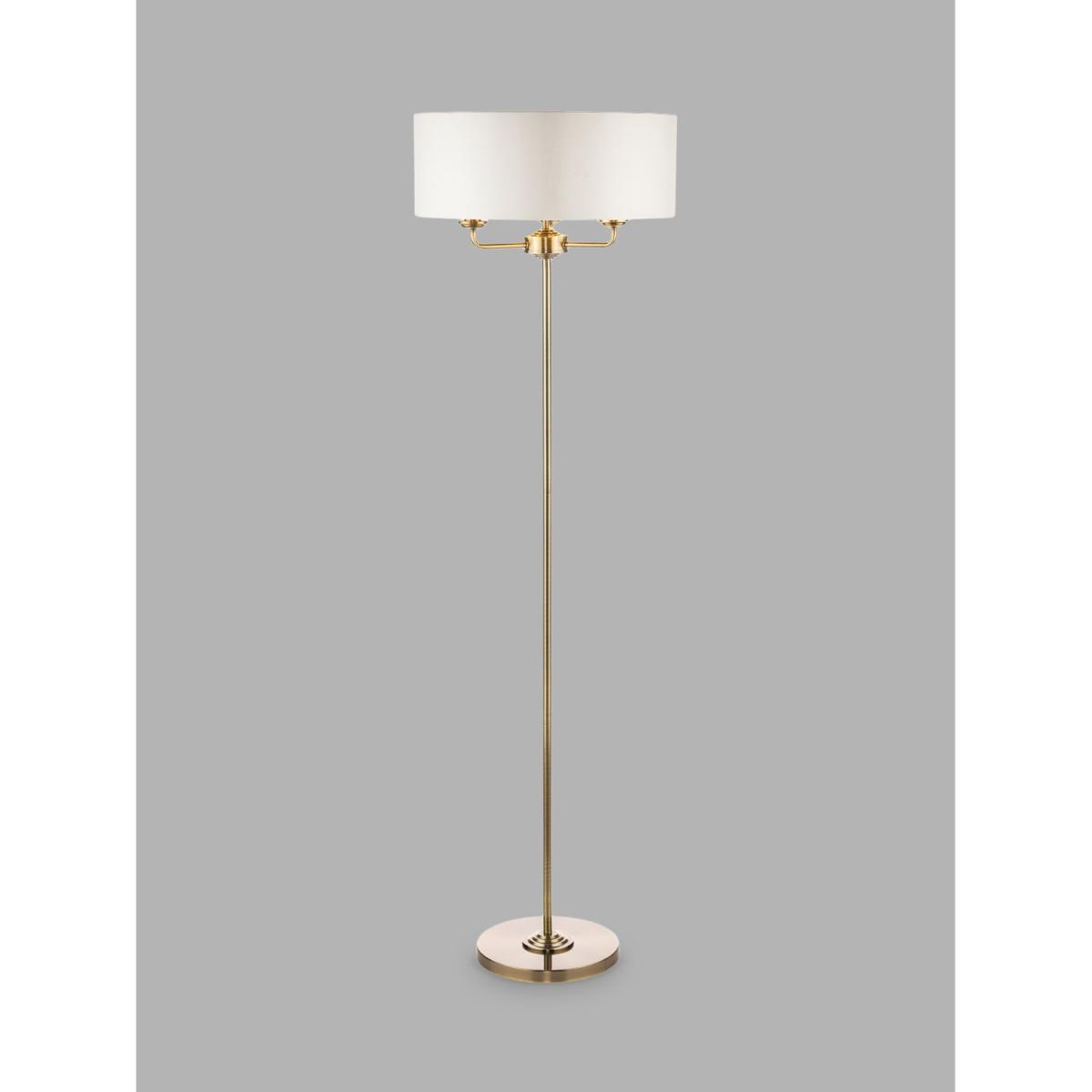 Laura Ashley Sorrento Floor Lamp, Antique Brass – image 2