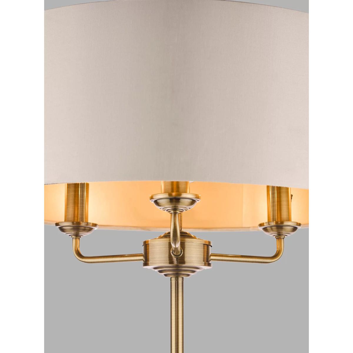 Laura Ashley Sorrento Floor Lamp, Antique Brass – image 3