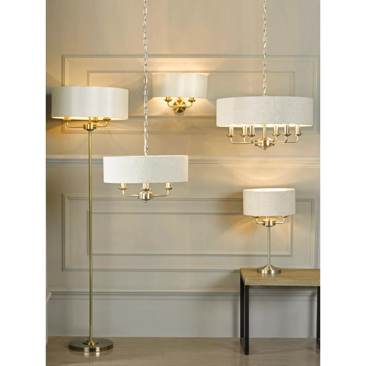 Laura Ashley Sorrento Floor Lamp, Antique Brass – image 5