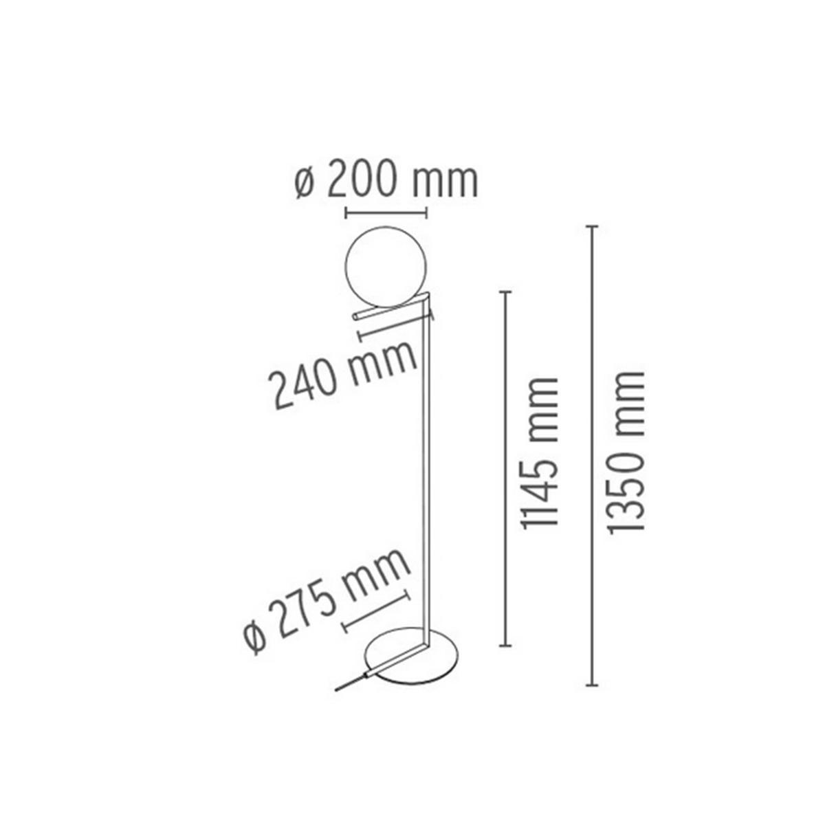 Flos IC F1 Floor Lamp, 20cm – image 6