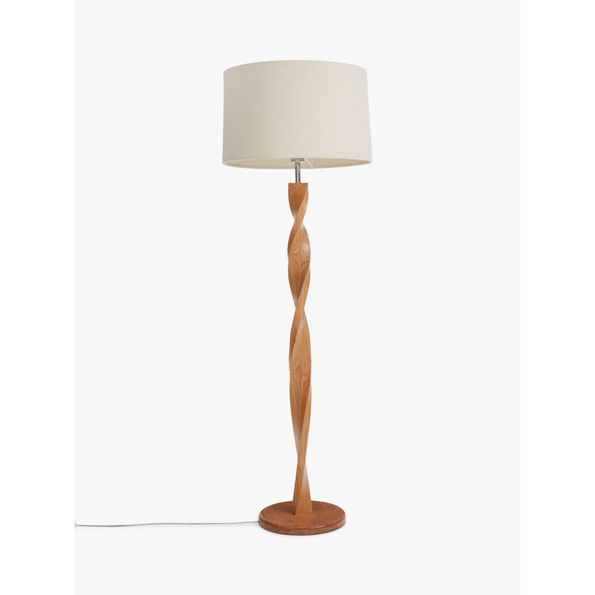 John Lewis & Partners Twirl Floor Lamp, Oak – image 2