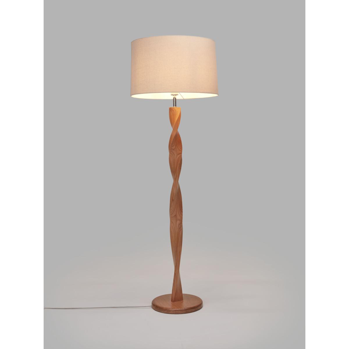 John Lewis & Partners Twirl Floor Lamp, Oak – image 1