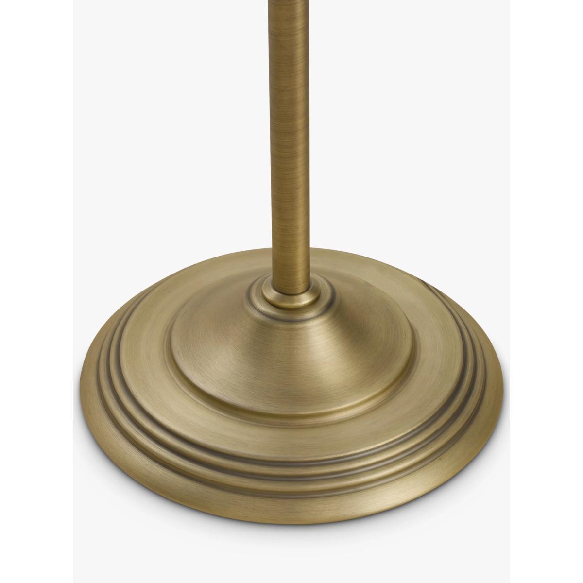 John Lewis Curved Arm Task Floor Lamp, Matte Antique Brass – image 4
