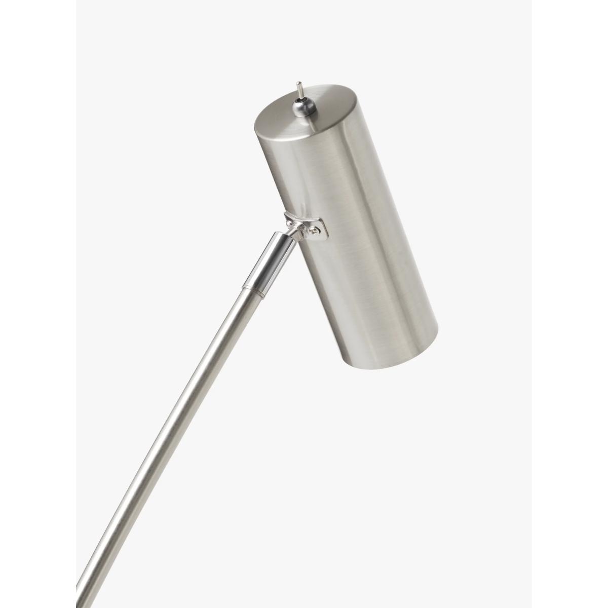 ANYDAY John Lewis & Partners Oliver LED Floor Lamp, Satin Nickel – image 4