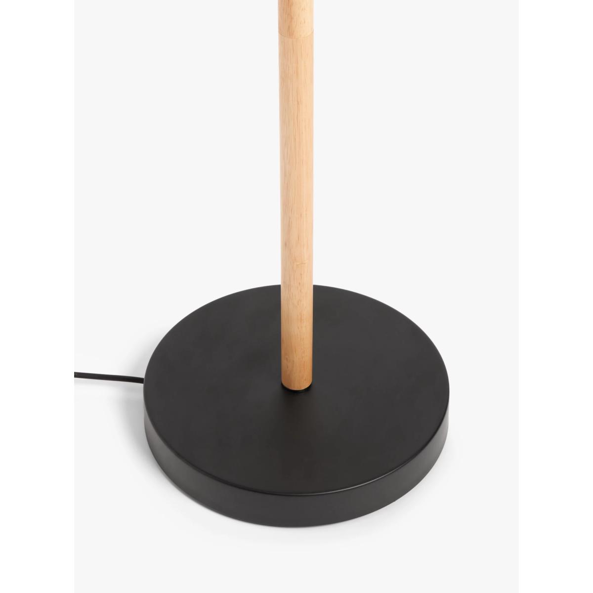 John Lewis Conical Floor Lamp, Black/Natural – image 5