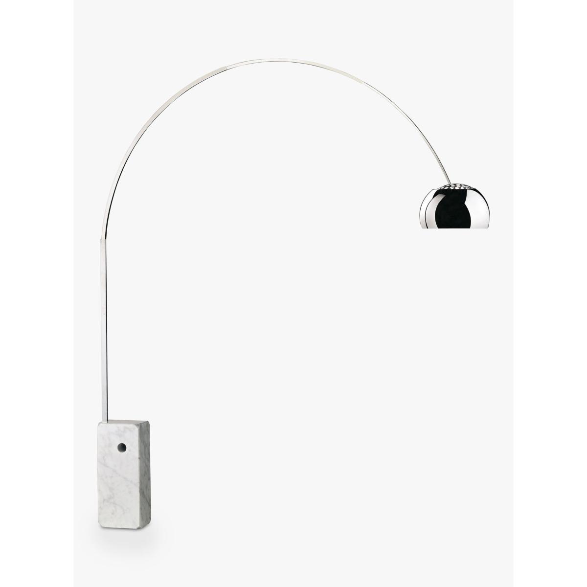 Flos Arco Floor Lamp, Silver – image 2