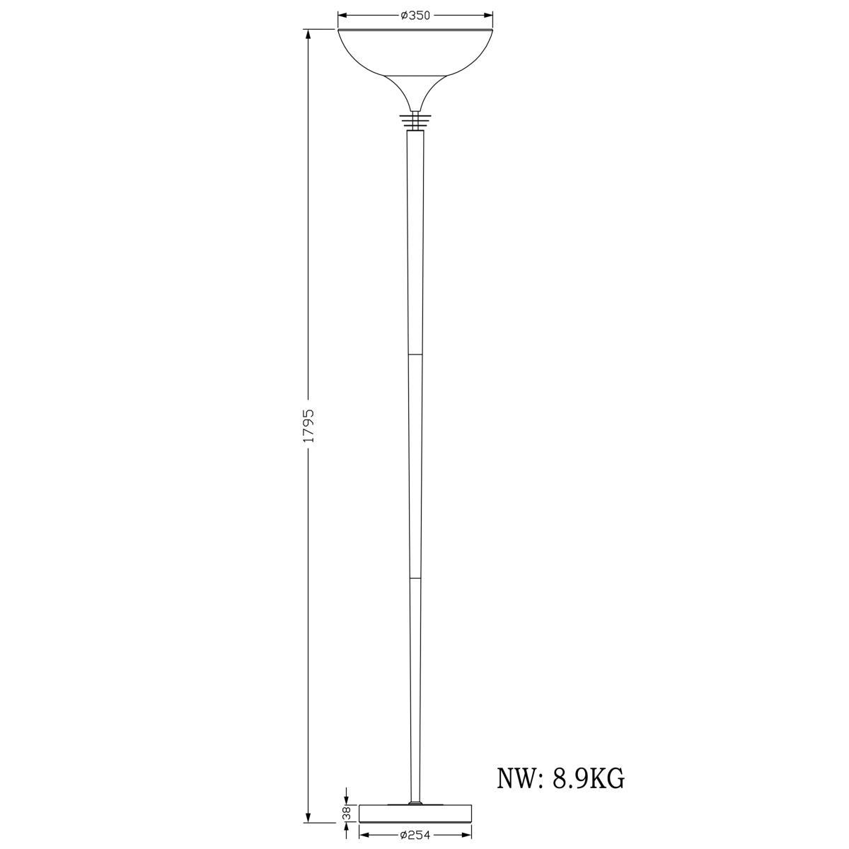 John Lewis & Partners Azure Uplighter Floor Lamp – image 10