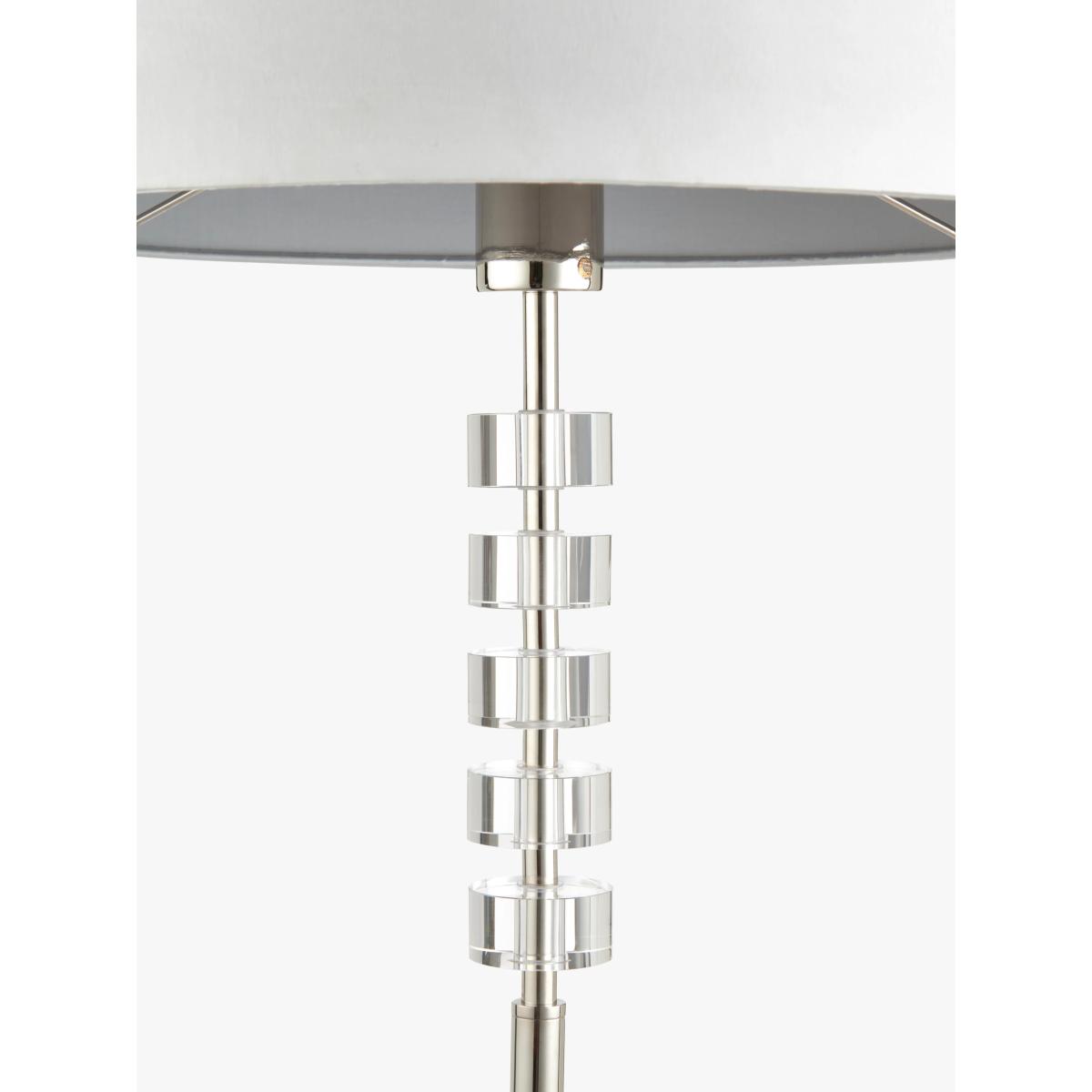 John Lewis Greta Cut Glass Floor Lamp, Dove Grey – image 3