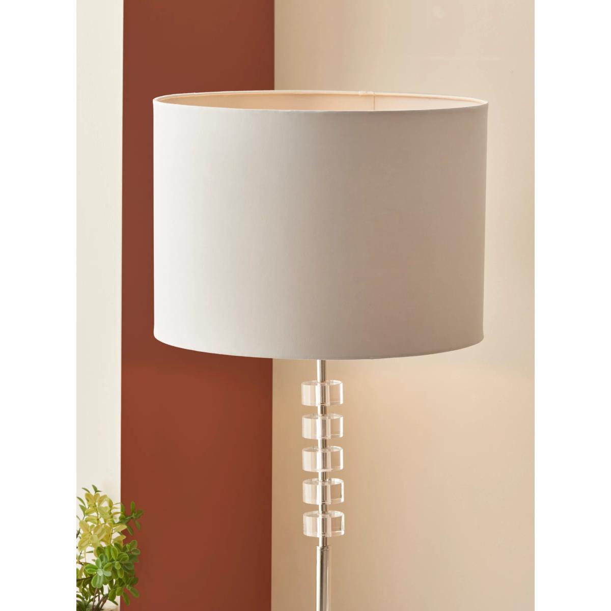 John Lewis Greta Cut Glass Floor Lamp, Dove Grey – image 4