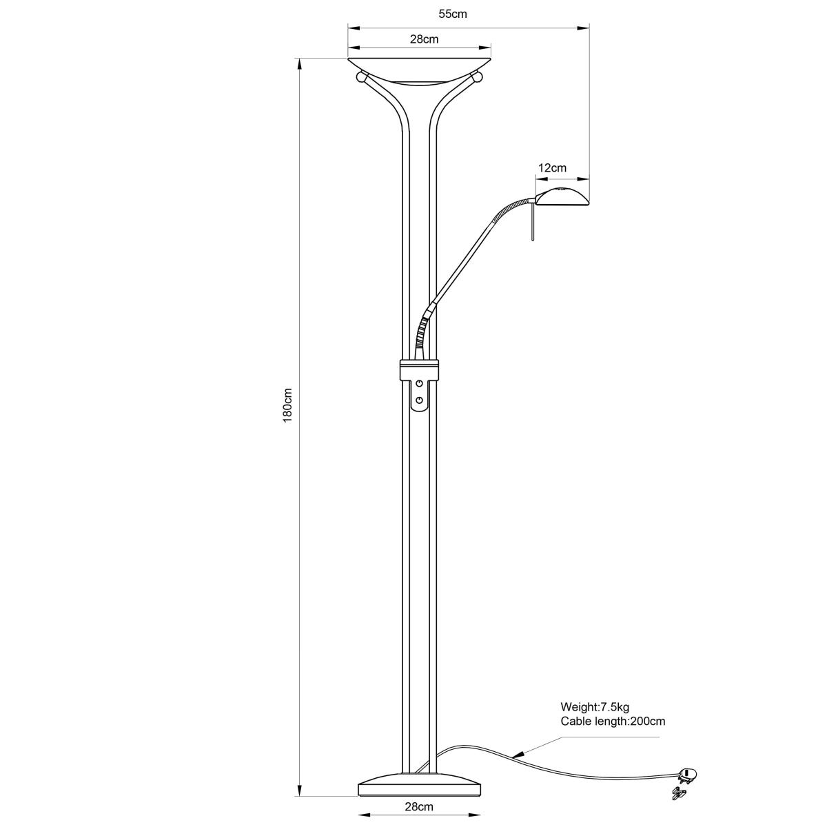 John Lewis Zella LED Floor Lamp – image 6