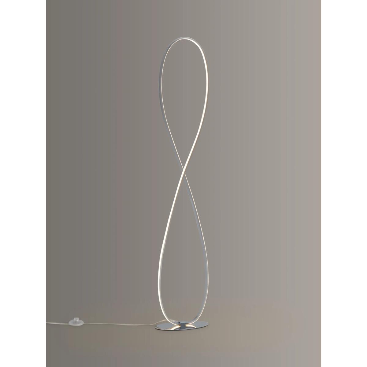 John Lewis & Partners Ora LED Floor Lamp, Chrome – image 1