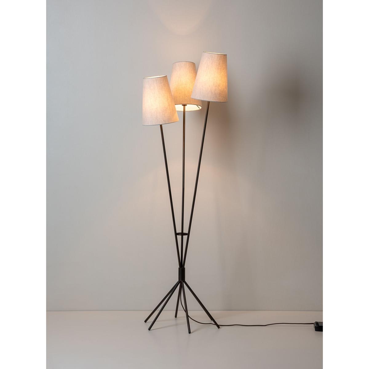 Lights & Lamps Renwick 3 Arm Floor Lamp, Bronze – image 2