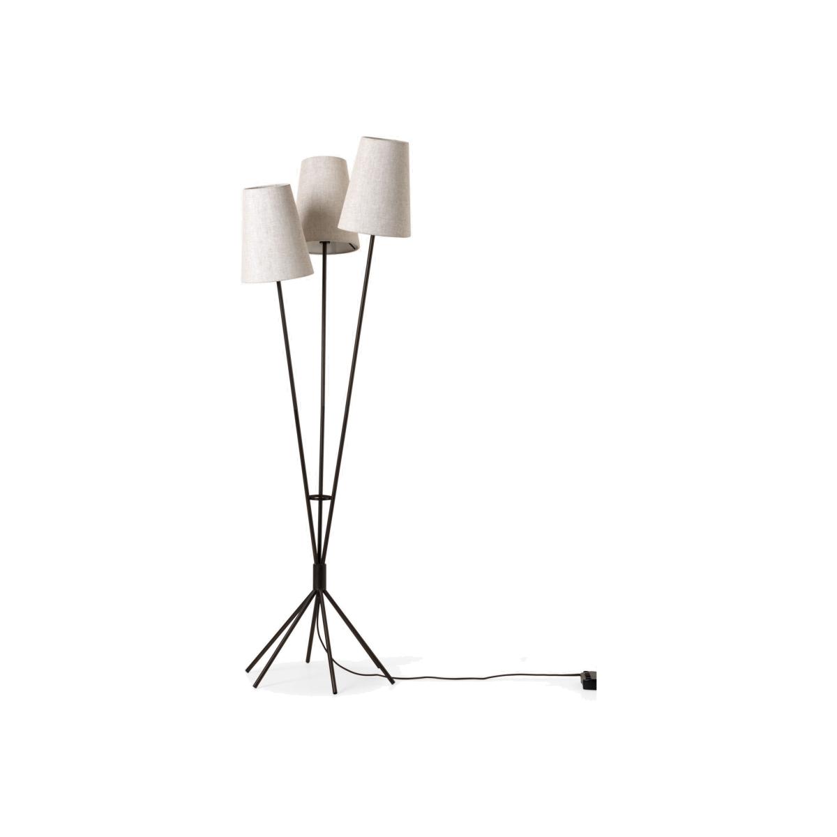 Lights & Lamps Renwick 3 Arm Floor Lamp, Bronze – image 1