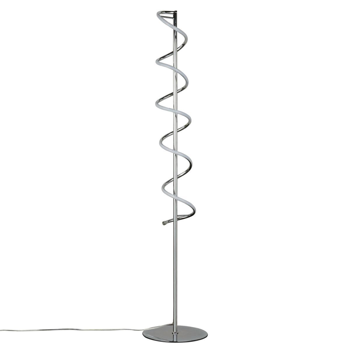 John Lewis & Partners Zena LED Twist Floor Lamp, Polished Chrome – image 4