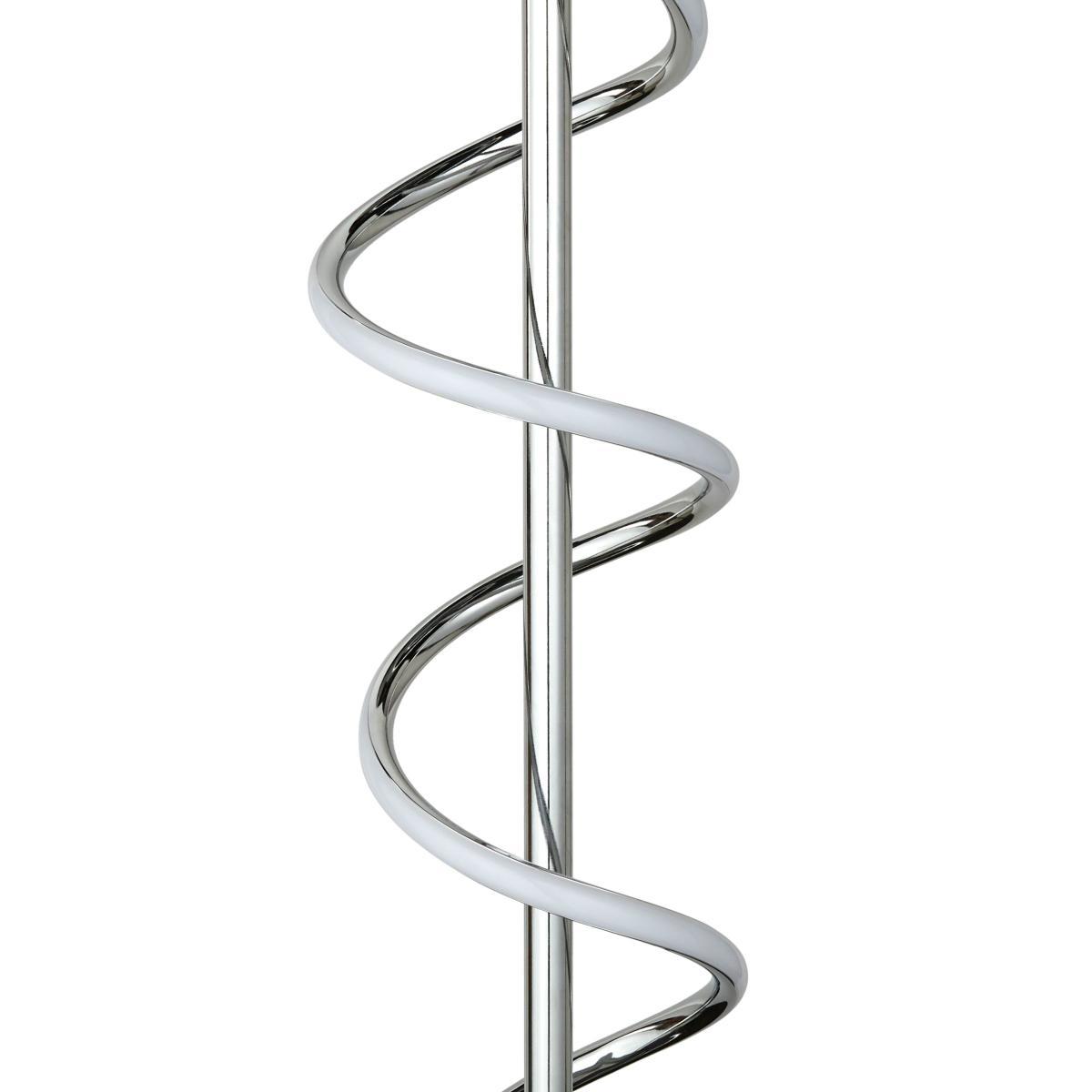 John Lewis & Partners Zena LED Twist Floor Lamp, Polished Chrome – image 5
