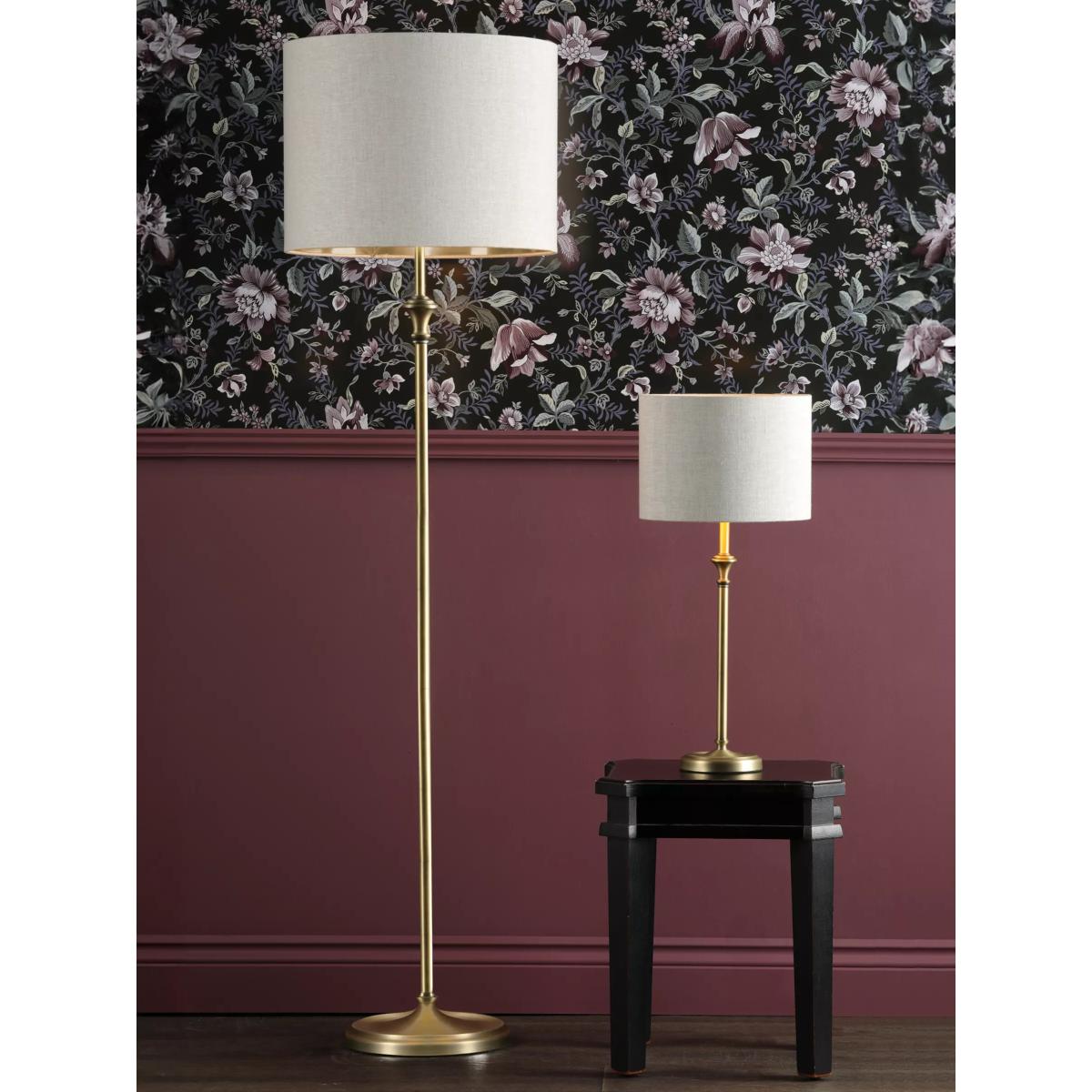 Laura Ashley Highgrove Floor Lamp, Brass – image 2