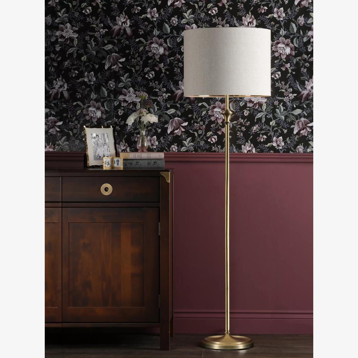 Laura Ashley Highgrove Floor Lamp, Brass – image 1