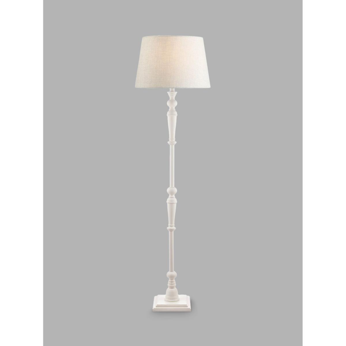 Laura Ashley Tate Candlestick Floor Lamp Base, Matt White – image 2