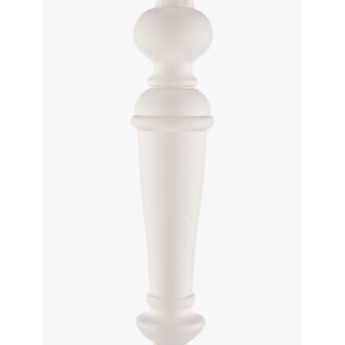 Laura Ashley Tate Candlestick Floor Lamp Base, Matt White – image 4