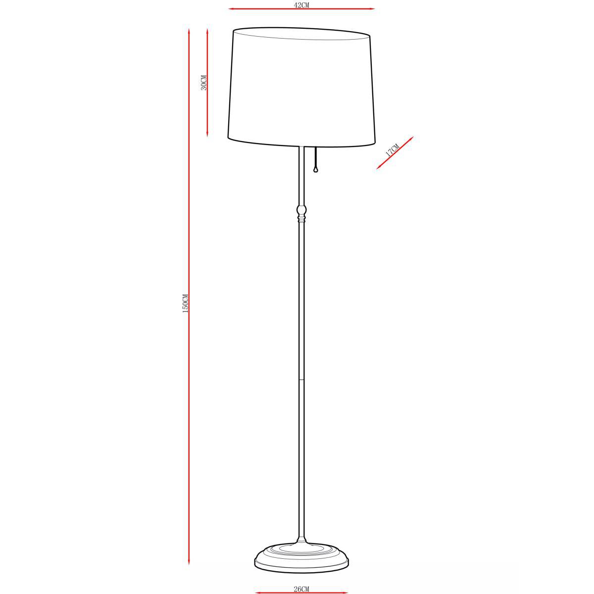 John Lewis & Partners Isabel Oval Shade Floor Lamp – image 7