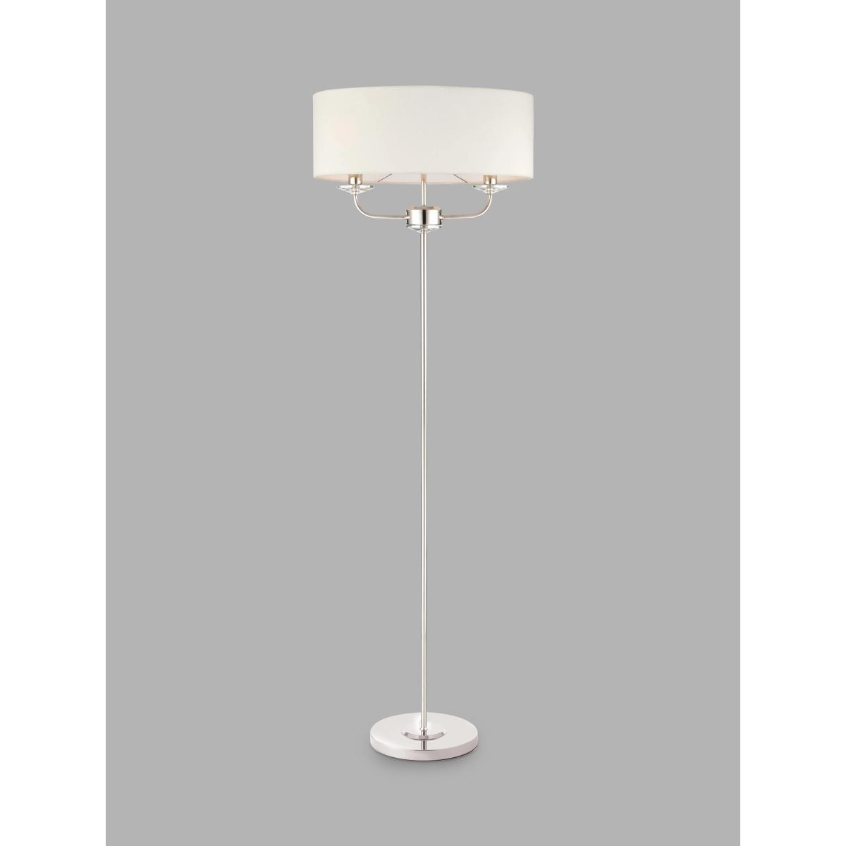 Bay Lighting Hailey Floor Lamp, Silver – image 1