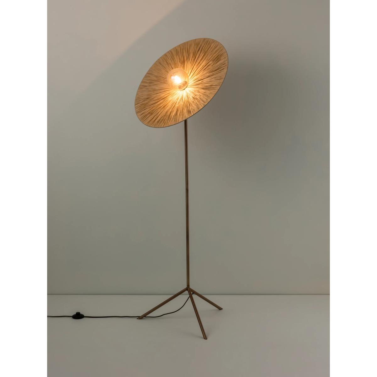 Lights & Lamps Ridotti Raffia Floor Lamp – image 3