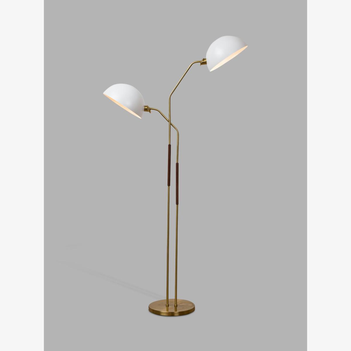 Pure White Lines Milano Double Arm Floor Lamp, White – image 1