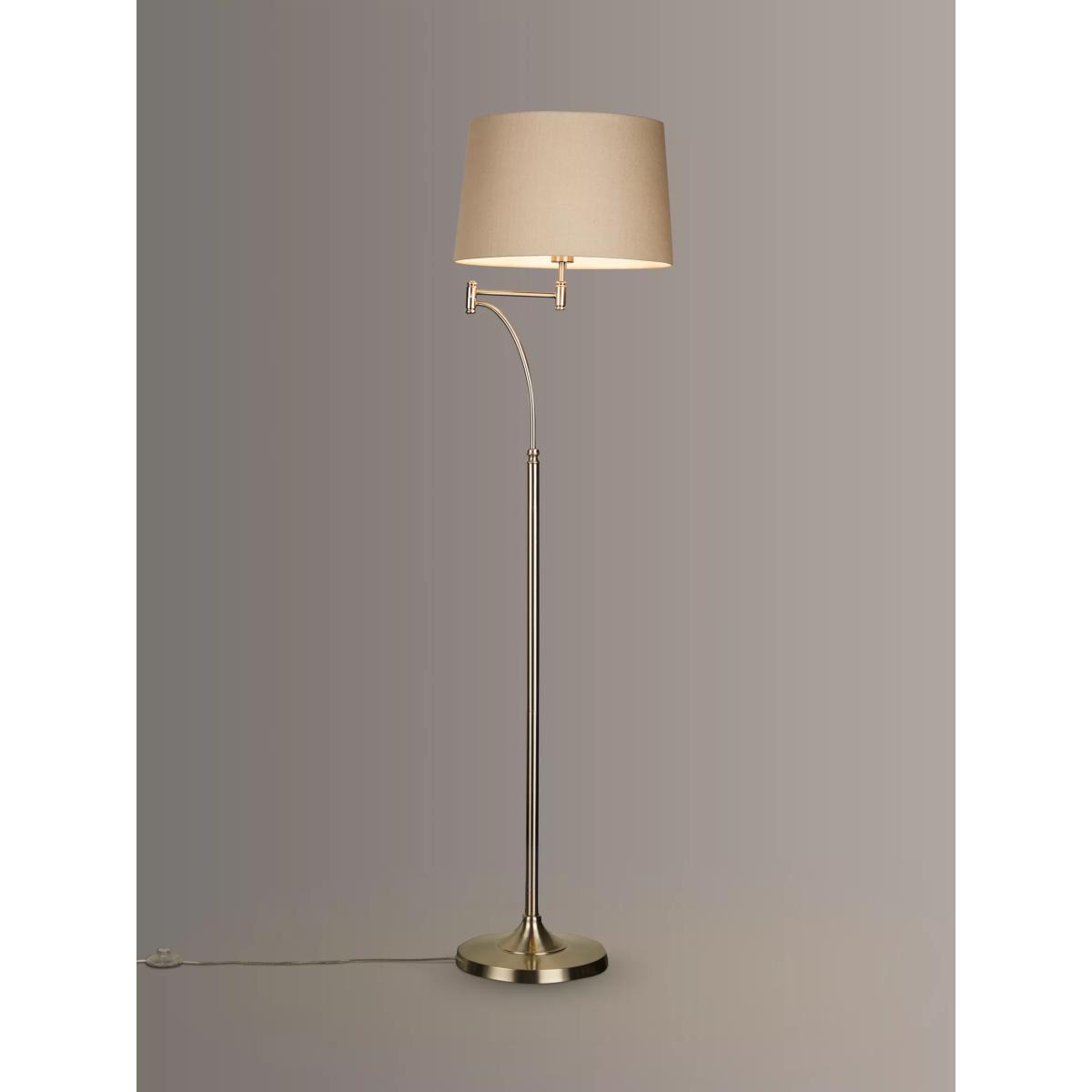 John Lewis & Partners Evelyn Swing Arm Floor Lamp, Nickel – image 3