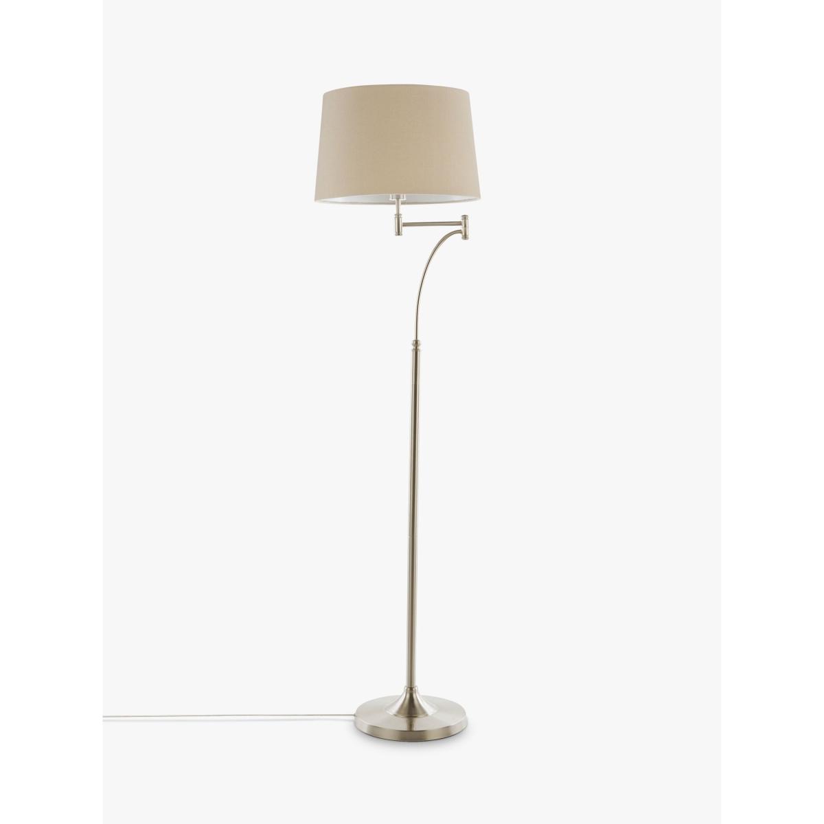 John Lewis & Partners Evelyn Swing Arm Floor Lamp, Nickel – image 4