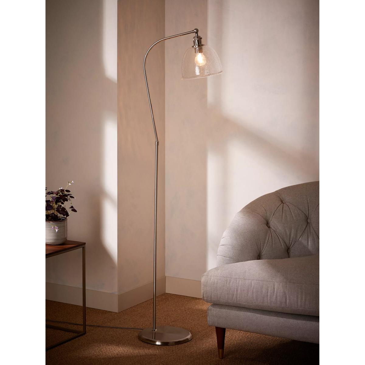 John Lewis Baldwin Glass Floor Lamp – image 2