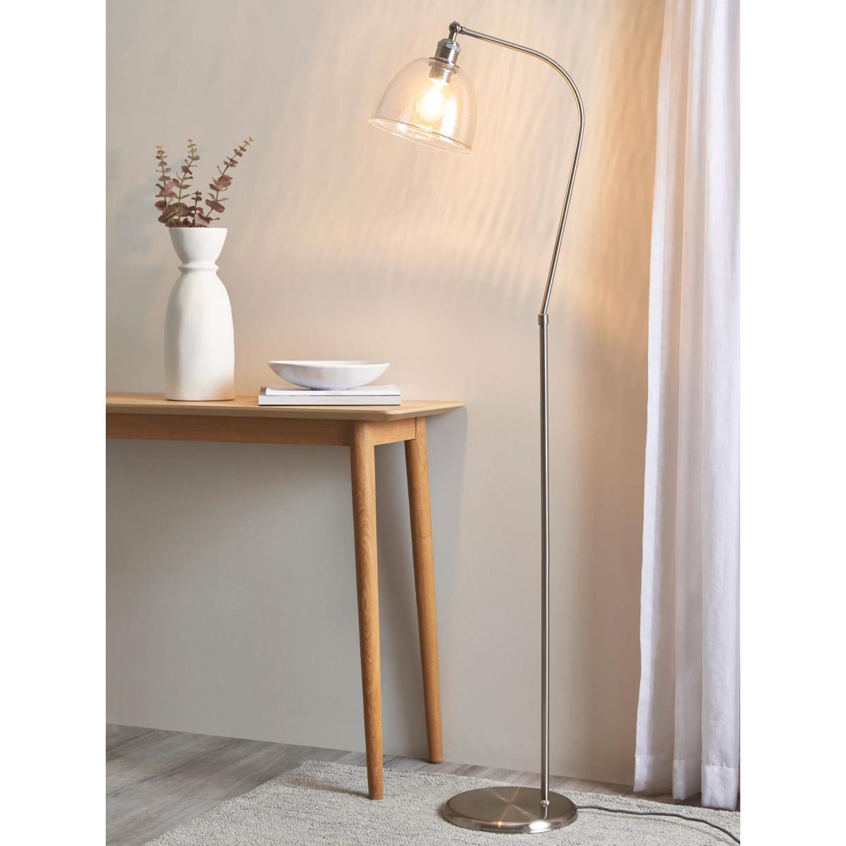 John Lewis Baldwin Glass Floor Lamp – image 8