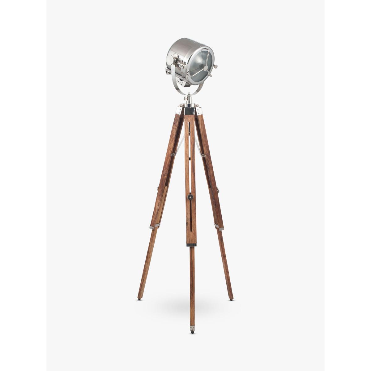 Pacific Lifestyle Marine Tripod Floor Lamp, Brown/Silver – image 2