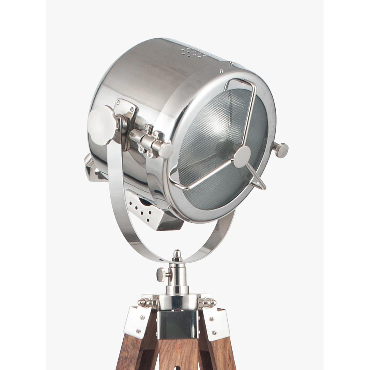 Pacific Lifestyle Marine Tripod Floor Lamp, Brown/Silver – image 3