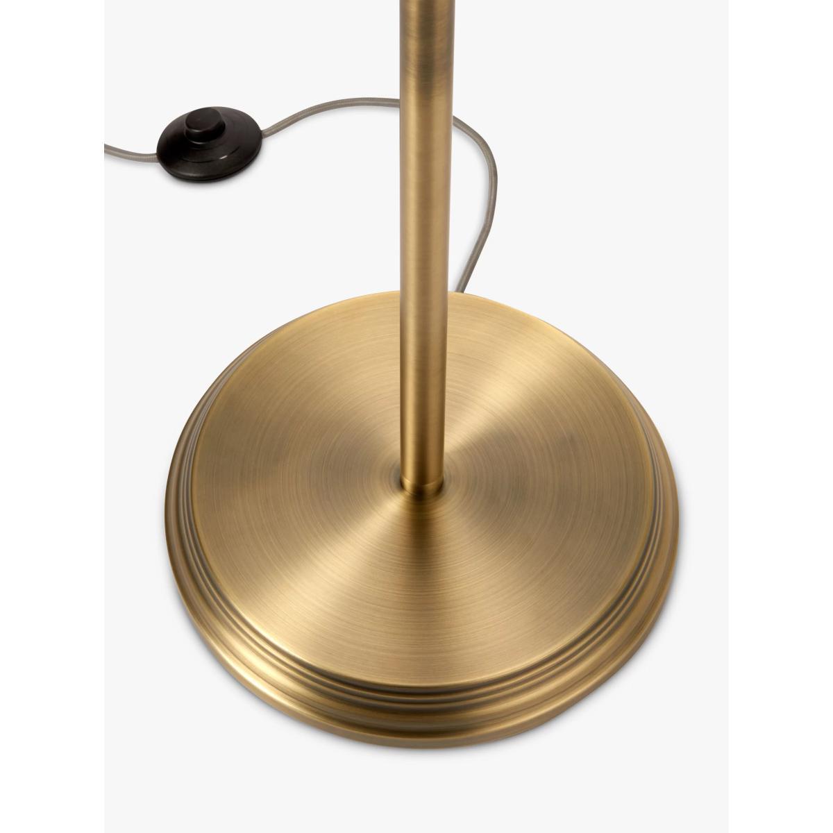 John Lewis & Partners Trumpet Floor Lamp, Antique Brass – image 7