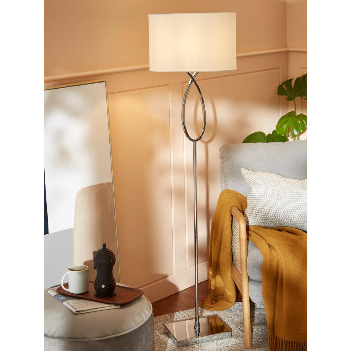 John Lewis & Partners Tom Floor Lamp, Chrome – image 2