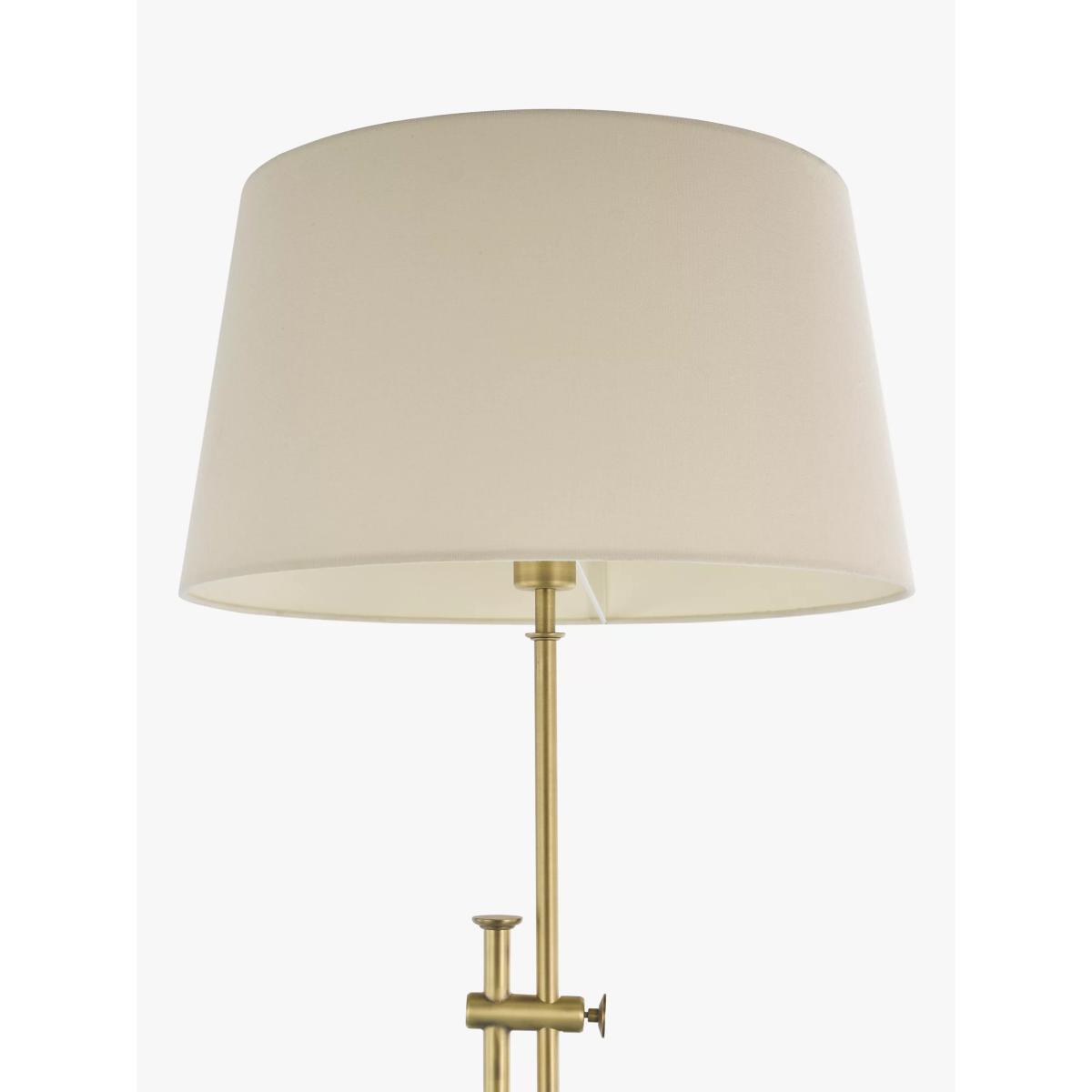John Lewis Classic Tall Floor Lamp, Matte Antique Brass – image 4