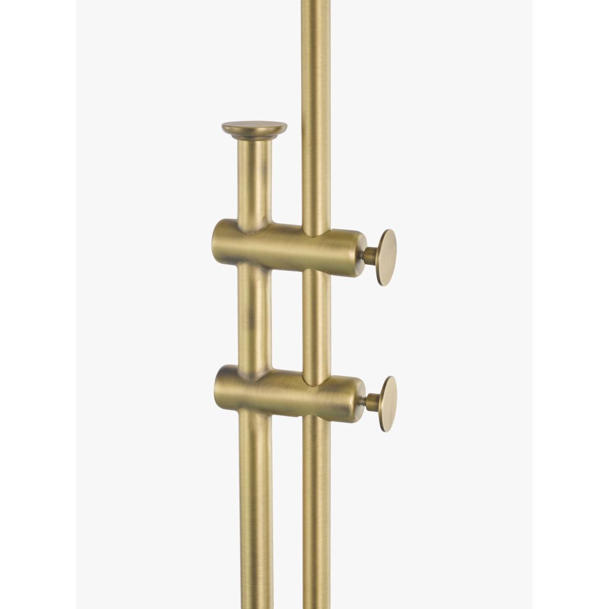 John Lewis Classic Tall Floor Lamp, Matte Antique Brass – image 5