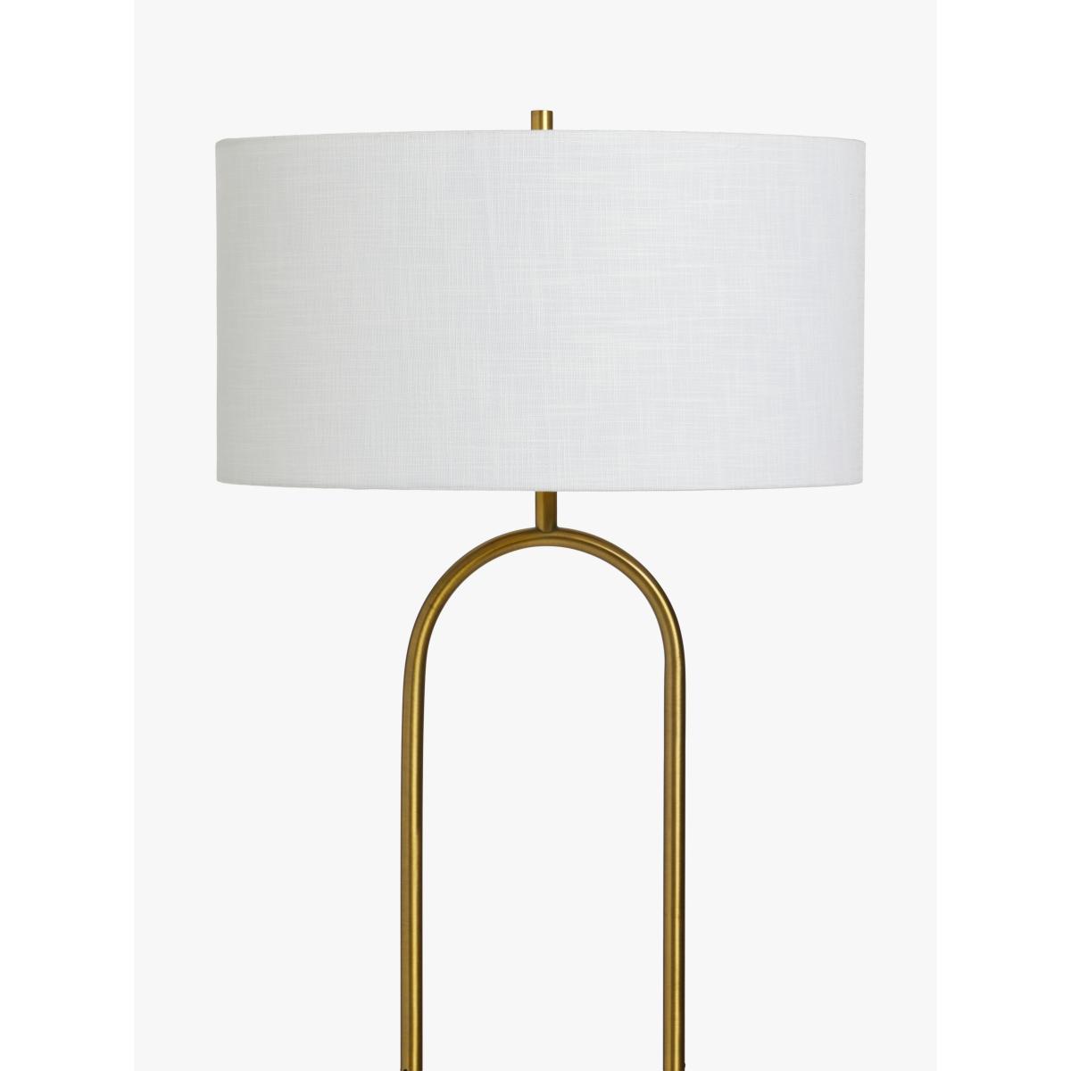 John Lewis Oval Floor Lamp, Metallic Brass – image 2