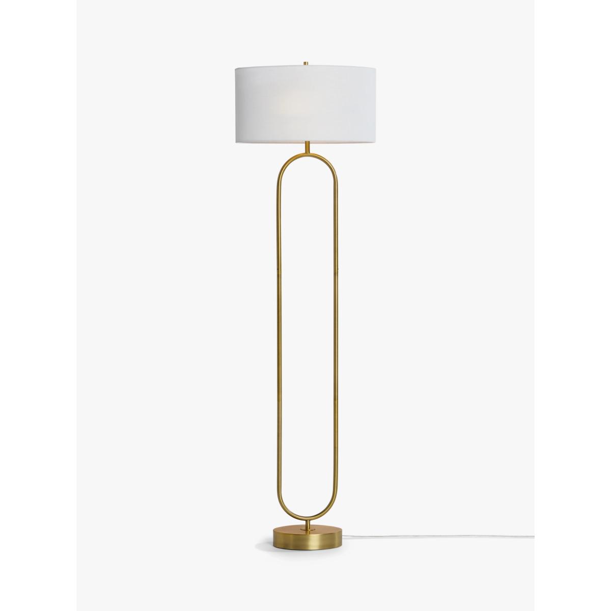 John Lewis Oval Floor Lamp, Metallic Brass – image 3