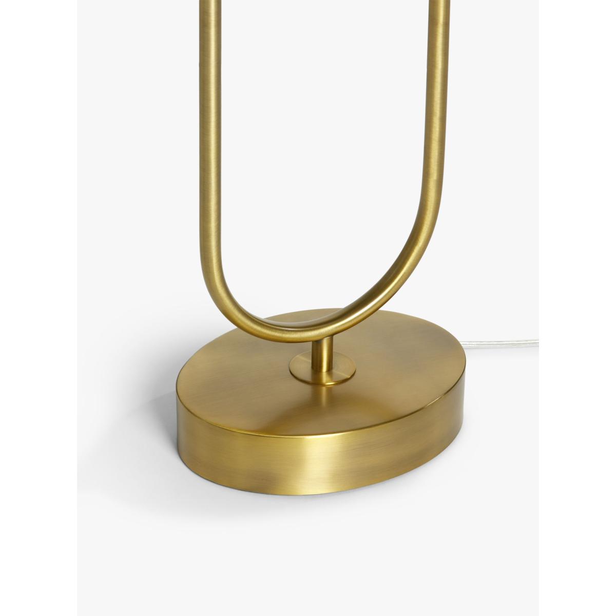 John Lewis Oval Floor Lamp, Metallic Brass – image 4