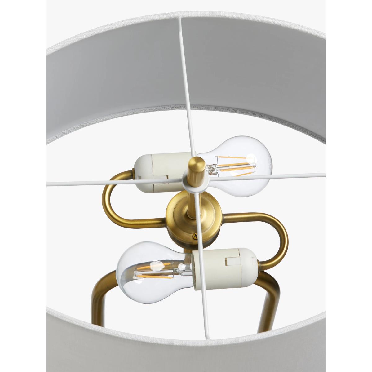 John Lewis Oval Floor Lamp, Metallic Brass – image 6
