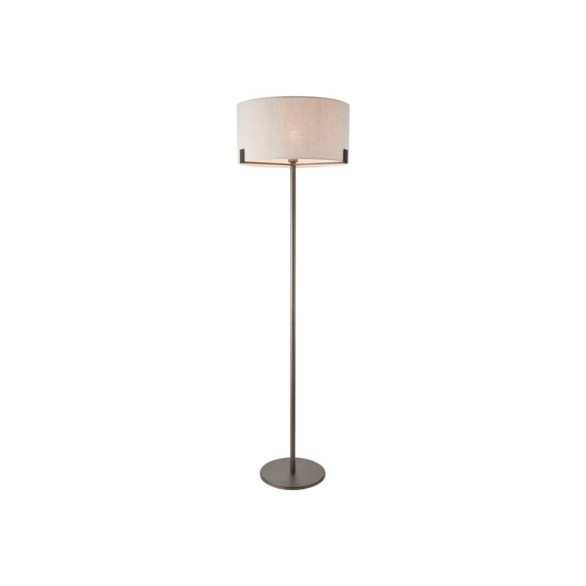 Cobar 1 Light Floor Lamp - Bronze/Natural