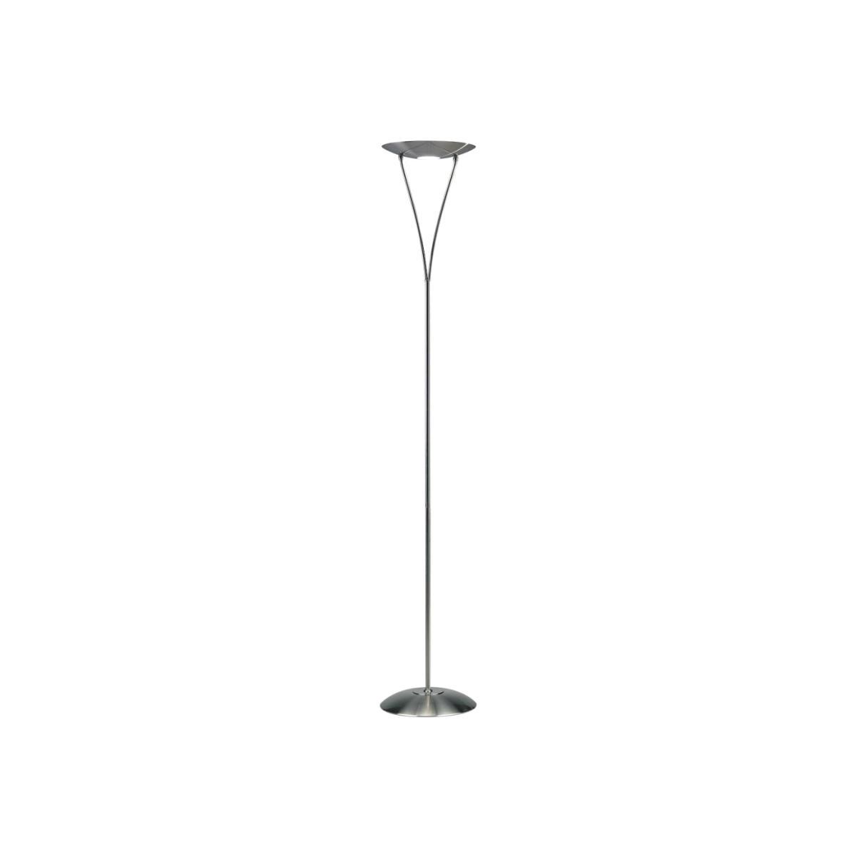 dar lighting OPU4946 Opus Floor Lamp - Satin Chrome